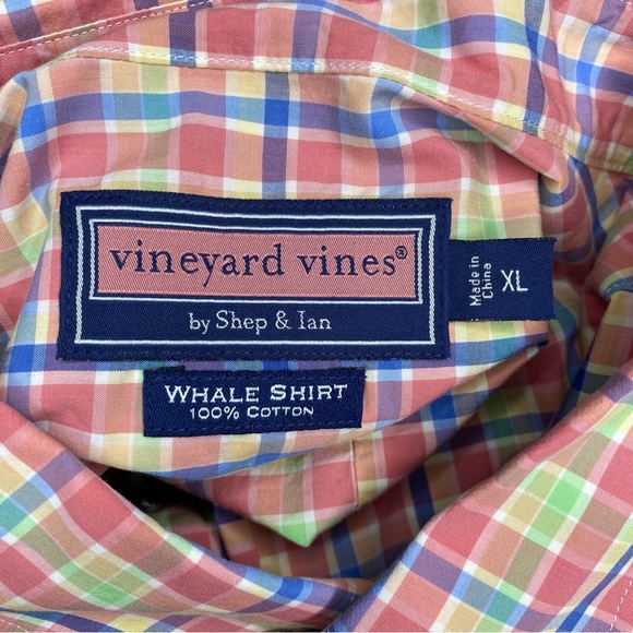 Vineyard Vines Plaid Whale Shirt - Picture 6 of 8
